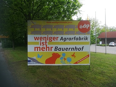 Grossflächenplakat in Oldenburg-Wechloy