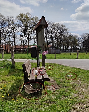 Müllhalde am Rastplatz